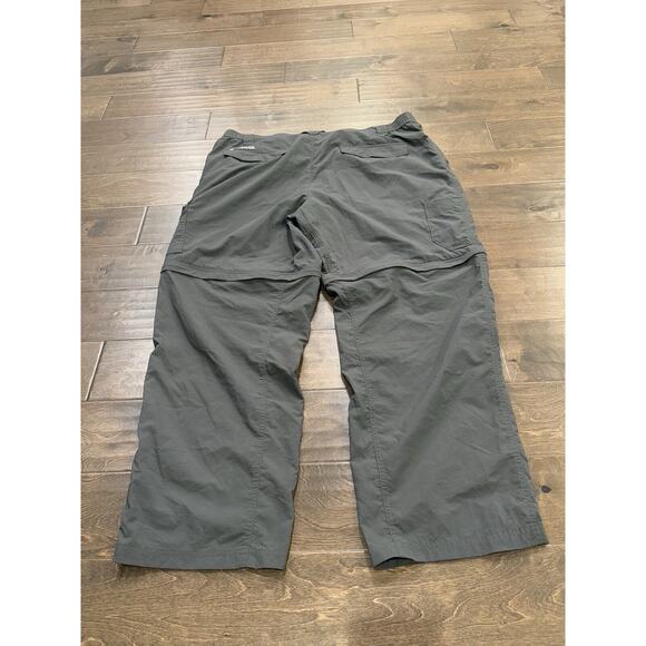 Columbia Mens Gray Blood and Guts III Convertible PFG Omni Shade Pants 40x30 - Picture 3 of 10